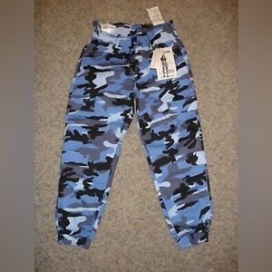 Cute blue camo cargos